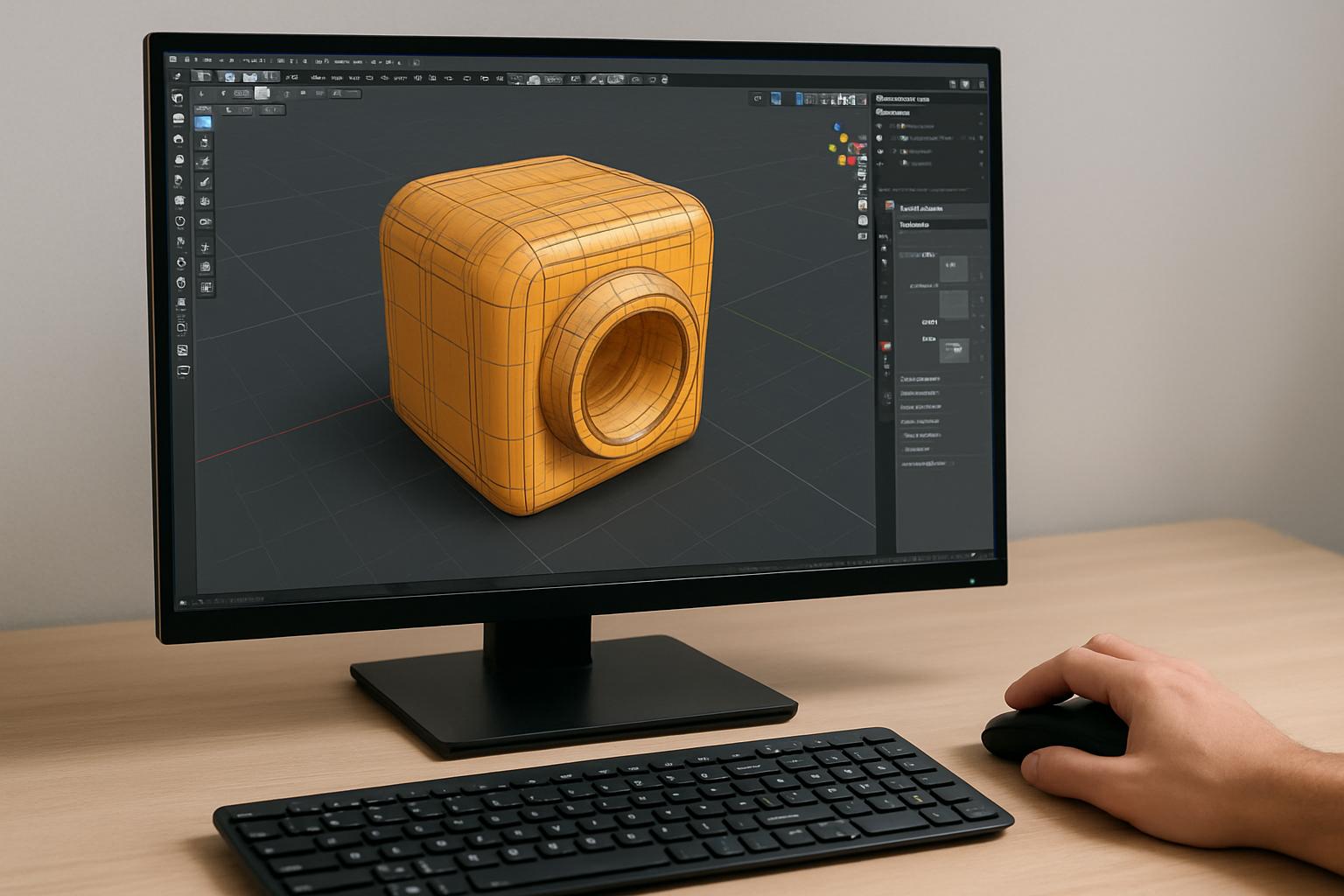 Proces 3D modeliranja na računalniku